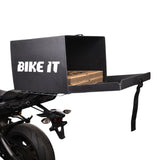 Bike It Motorcycle Courier Multi-Functional Delivery Box (53x53x38cm  107lt)
