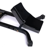 BikeTek Adjustable Front Wheel Chock 17-21'' Front Wheel (Black)