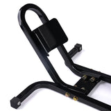 BikeTek Adjustable Front Wheel Chock 17-21'' Front Wheel (Black)