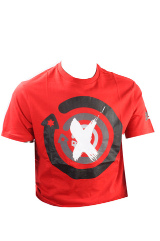 MotoGP Lorenzo 'X' Mens Red T-Shirt (Extra Extra Large - XXL)