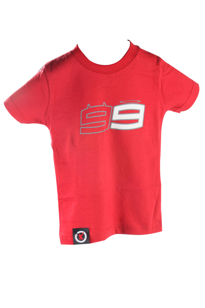 MotoGP Lorenzo 99 Kids T-Shirt Red (11/12 Years)