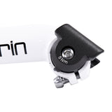 Keirin Seatpost 31.6x350 Head S.B.Bk Tube White