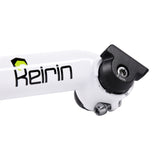 Keirin Seatpost 31.6x350 Head S.B.Bk Tube White