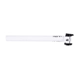 Keirin Seatpost 31.6x350 Head S.B.Bk Tube White