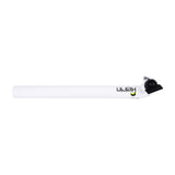 Keirin Seatpost 31.6x350 Head S.B.Bk Tube White