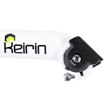 Keirin Seatpost 31.6x350 Head S.B.Bk Tube White