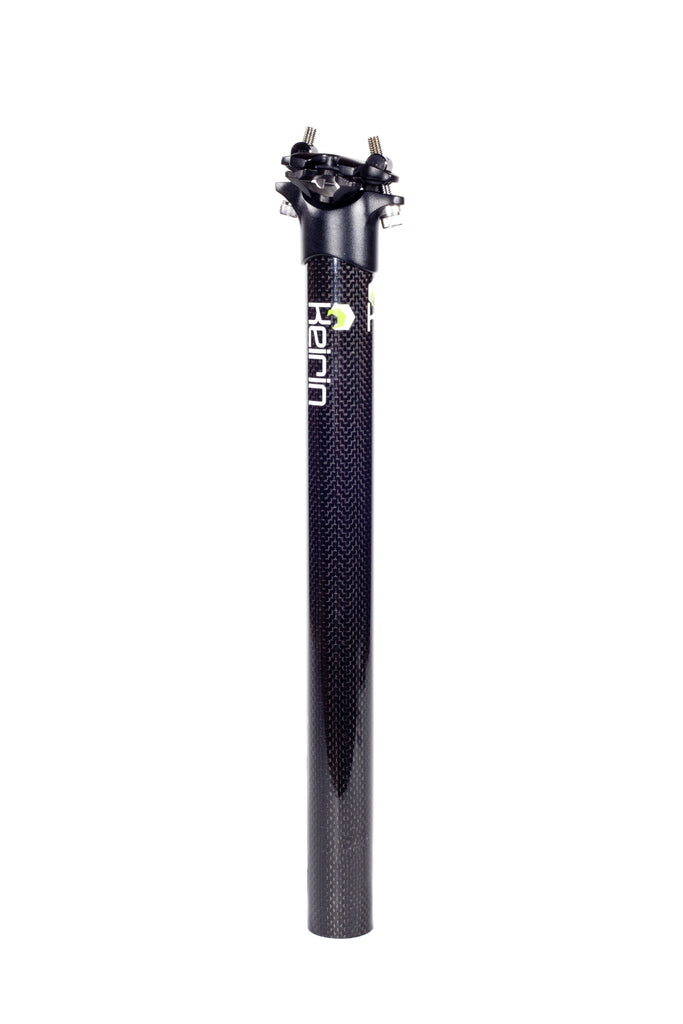 Keirin Seatpost 31.6x350 Head S.B Black Tube Carbon