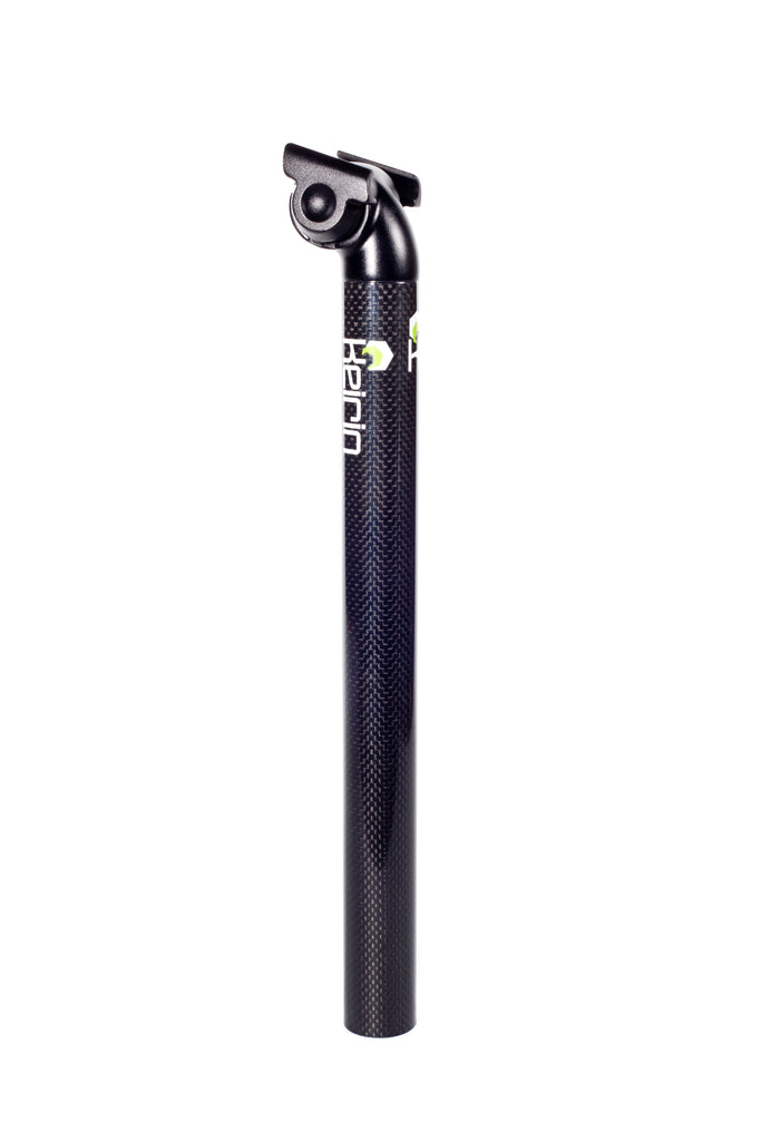 Keirin Seatpost 31.6x350 Head S.B Black Tube Carbon
