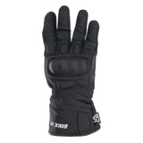 Bike It ''Triple Black'' All-Seasons Motorcycle Glove - Large