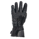 Bike It ''Triple Black'' All-Seasons Motorcycle Glove - Large