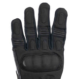 Bike It ''Triple Black'' All-Seasons Motorcycle Glove - Large