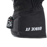 Bike It ''Triple Black'' All-Seasons Motorcycle Glove - Small