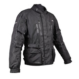 Bike It 'Triple Black' Waterproof Adventure Motorcycle Jacket - XS