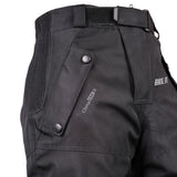 Bike It 'Triple Black' Ultimate Adventure Waterproof Motorcycle Pants/Trousers - Medium