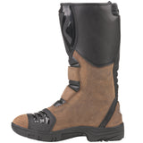 Bike It 'Triple-Black' Motorcycle Adventure Boots (Brown) - UK7 / EUR41