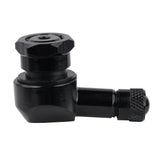 Bike It Aluminium 90A Tubeless Valve 11.3mm (Black - 1 Piece)
