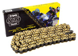 Motorcycle O-Ring Chain Gold 525-118 Link Csk Comp