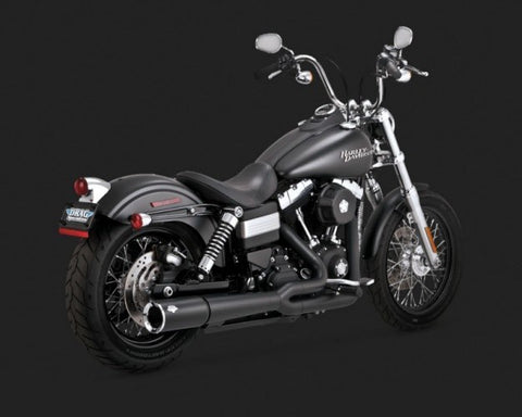 Harley Davidson Dyna Glide Exhaust Pro Pipe 2-1 Black