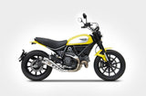 Ducati Scrambler Exhaust Zard Low Mounted Special Edition Homologated Steel SIlencer