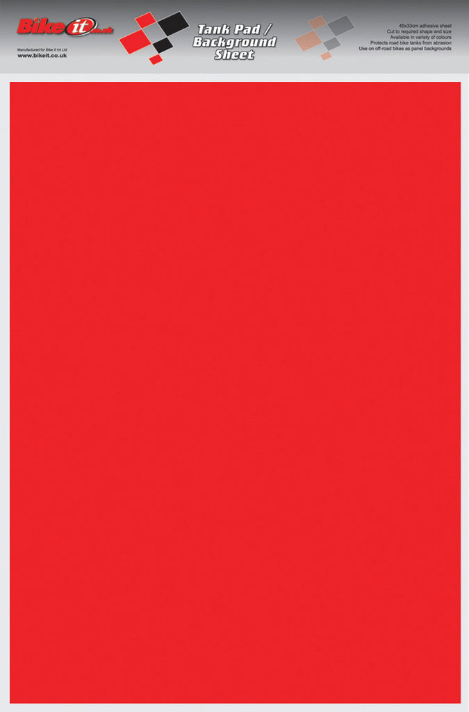 Bike It Red ''Cut Your Own'' Tank Pad