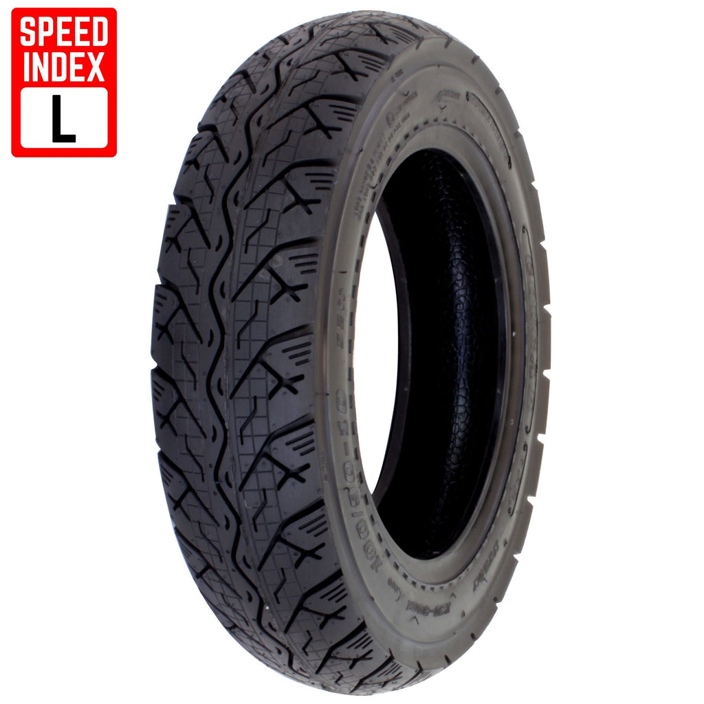 Cougar 100/90-10 E-marked Tubeless Tyre - D822 Or F955 Tread Pattern