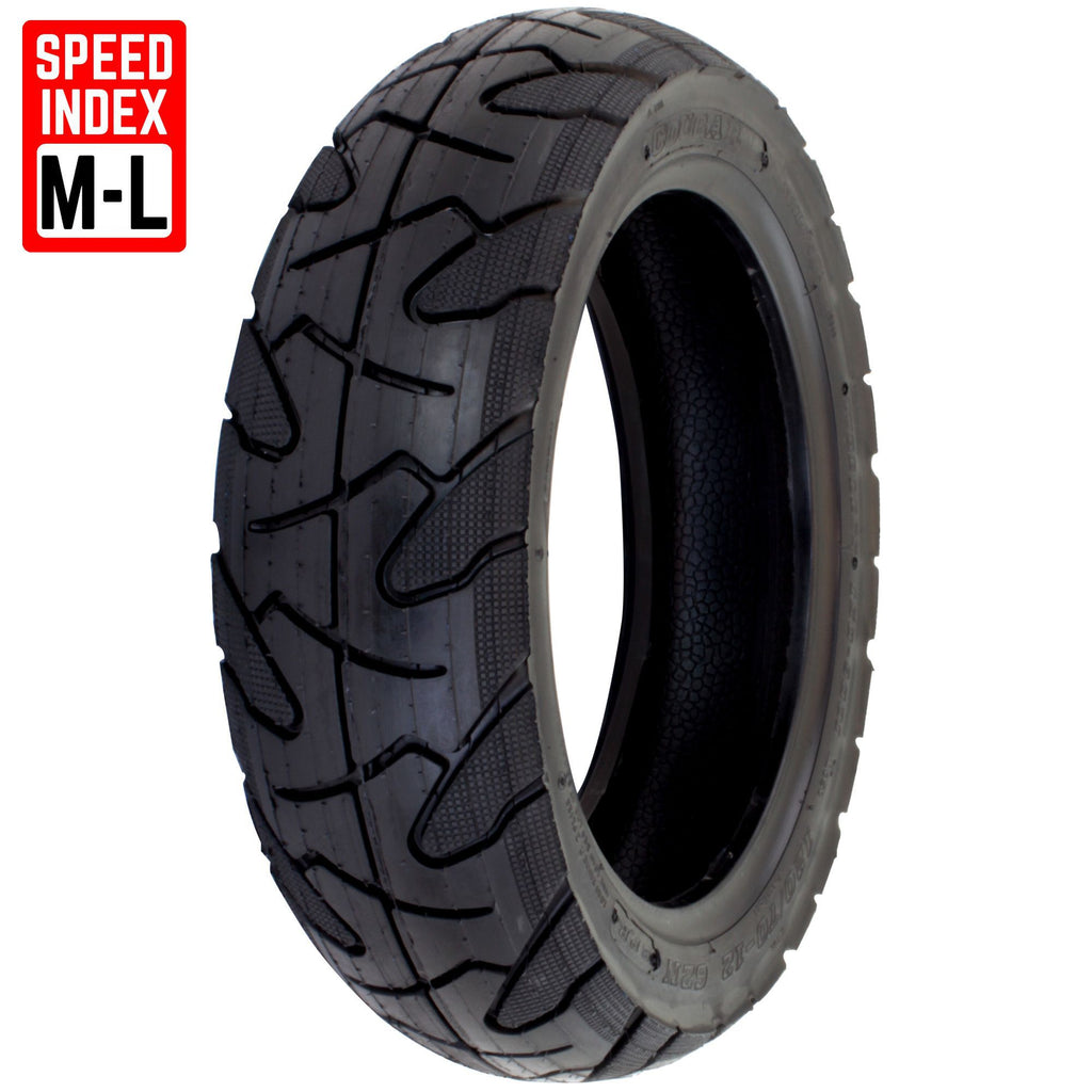 Cougar 120/70-12 Tubeless Tyre - M930 Tread Pattern