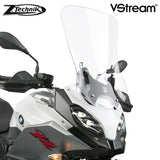 The BMW F900XR Windscreen V-stream Windshield Ztechnik Z2388 Clear Touring Screen 2020 is a full-sized touring screen for F900XR riders who take their bikes on long-distance tours. This windscreen provides excellent wind protection, even for taller riders. Z-Technik's hardcoated Polycarbonate windscreens are super strong - they are over 20x more resistant to scratches and cracks, and 200x more resistant to impacts than regular acrylic.