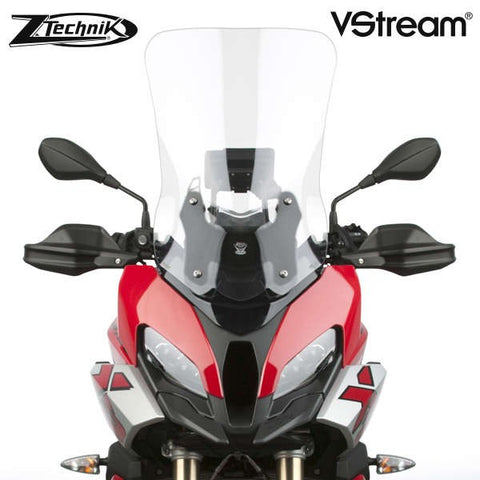 The BMW S1000XR Windscreen V-stream Windshield ZTechnik Z2394 Clear Tall Touring Screen 2020 offers improved comfort and performance by giving a maximum height and width increase, along with maximum impact or scratch protection for that added piece of mind. Ideal for tall riders. State-of-the-art 3.0mm Quantum® hardcoated polycarbonate gives this VStream windscreen outstanding clarity and strength characteristics unmatched by any windshield maker worldwide.