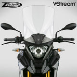 The BMW G310GS Windscreen V-stream Windshield Ztechnik Z2362 Clear Tall Touring Screen 2017 Up offers improved comfort and performance by giving a maximum height and width increase, along with maximum impact or scratch protection for that added piece of mind. Ideal for tall riders. State-of-the-art 4.5mm Quantum® hardcoated polycarbonate gives this VStream windscreen outstanding clarity and strength characteristics unmatched by any windshield maker worldwide.