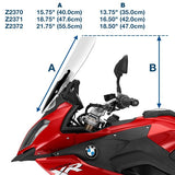 BMW S1000XR Windshield V-Stream+ Windscreen Ztechnik Z2372