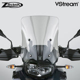 The BMW F850GS Windscreen V-stream Windshield ZTechnik Z2378 Light Tint Sport Touring Screen 2019 Up is a generously-sized sport-touring screen, and will give most F850GS/Adventure riders excellent wind protection while maintaining the bike's adventourous appearance. State-of-the-art 4.5mm Quantum® hardcoated polycarbonate gives this VStream windscreen outstanding clarity and strength characteristics unmatched by any windshield maker worldwide.