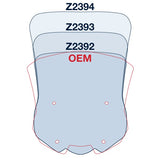 The BMW S1000XR Windscreen V-stream Windshield ZTechnik Z2394 Clear Tall Touring Screen 2020 offers improved comfort and performance by giving a maximum height and width increase, along with maximum impact or scratch protection for that added piece of mind. Ideal for tall riders. State-of-the-art 3.0mm Quantum® hardcoated polycarbonate gives this VStream windscreen outstanding clarity and strength characteristics unmatched by any windshield maker worldwide.