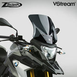 The BMW G310GS Windscreen V-stream Windshield Ztechnik Z2360 Dark Tint Sport Screen 2017 Up is designed for highway wind and weather protection for the adventure rider who finds himself on the highway more than off road.   ZTechnik revolutionises windscreen performance with its VStream windshields. While creating a comfortable ride for the BMW sport touring rider, ZTechnik introduces quiet into the equation.